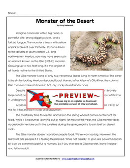 Monster of the Desert by Guy Belleranti