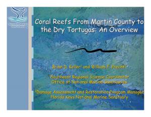 Coral Reefs from Martin County to the Dry Tortugas