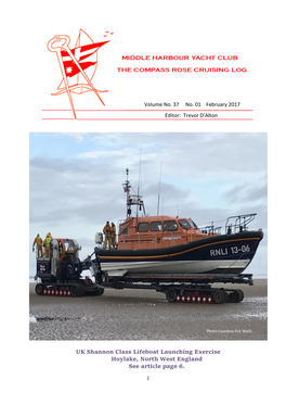 1 UK Shannon Class Lifeboat Launching Exercise Hoylake, North