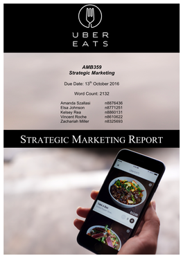 Ubereats-Strategic-Marketing-Report.Pdf