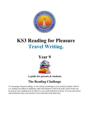 KS3 Reading for Pleasure Travel Writing
