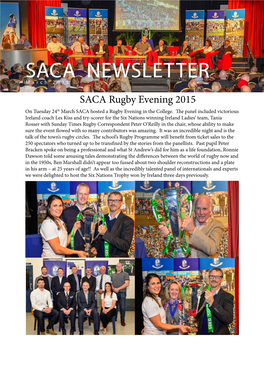 SACA NEWSLETTER March 2015