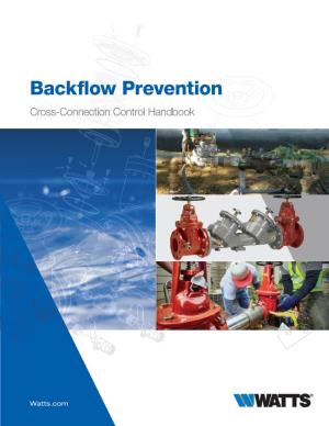 Backflow Prevention Cross-Connection Control Handbook