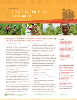 Center for Women's Land Rights