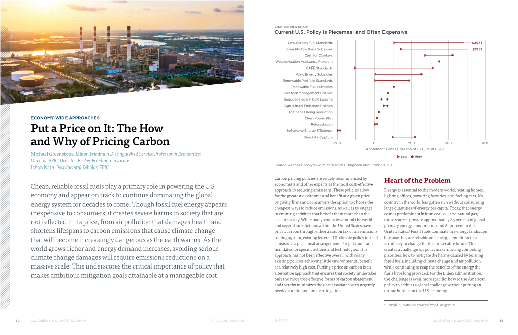 The How and Why of Pricing Carbon