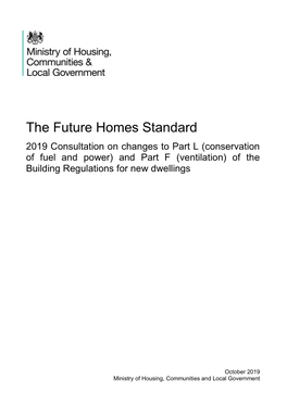 The Future Homes Standard