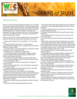 Grains of Truth- Wheat Facts 2