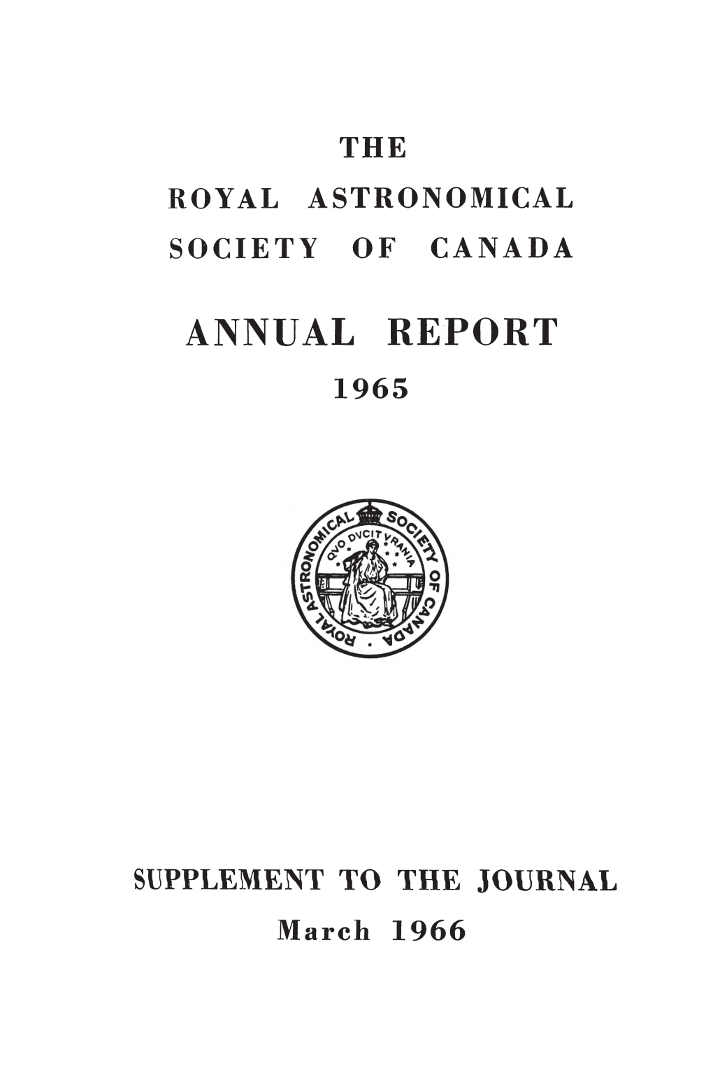 Annual Report 1965