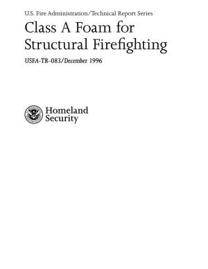 TR-083 Class a Foam for Structural Firefighting