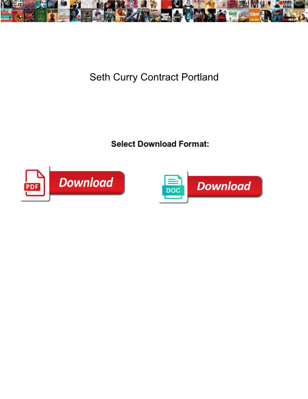 Seth Curry Contract Portland