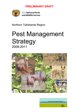 Northern Tablelands Region Pest Management Strategy 2008-2011