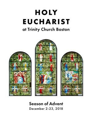 HOLY EUCHARIST at Trinity Church Boston