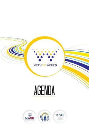 Agenda Week of Women