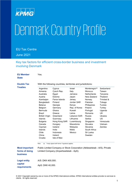 Denmark Country Profile 2021
