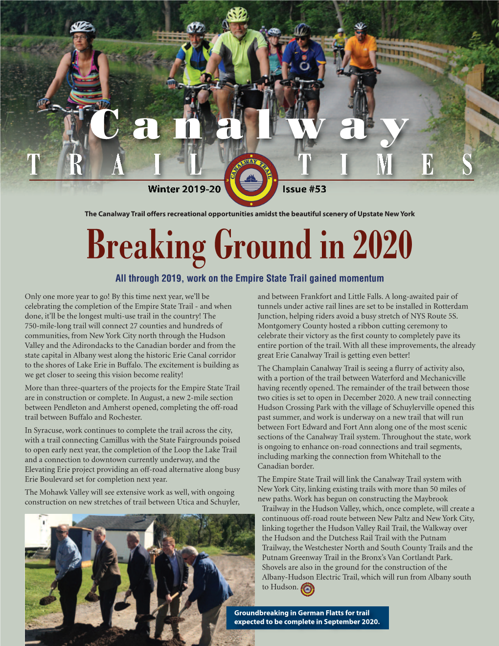 Canalway TRAIL TIMES Winter 2019-20 Issue #53