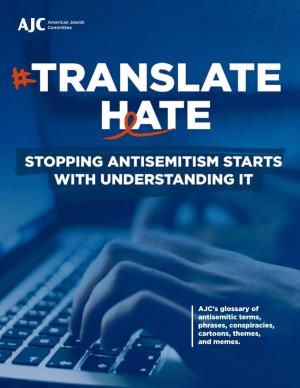 AJC's Translate Hate Glossary