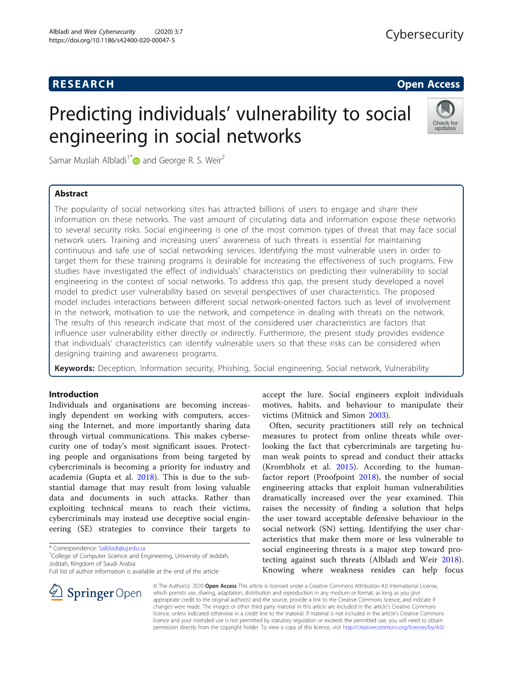 Predicting Individuals' Vulnerability to Social Engineering in Social Networks