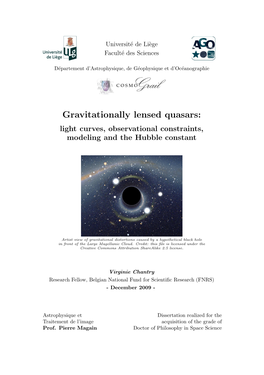 Gravitationally Lensed Quasars: Light Curves, Observational Constraints, Modeling and the Hubble Constant
