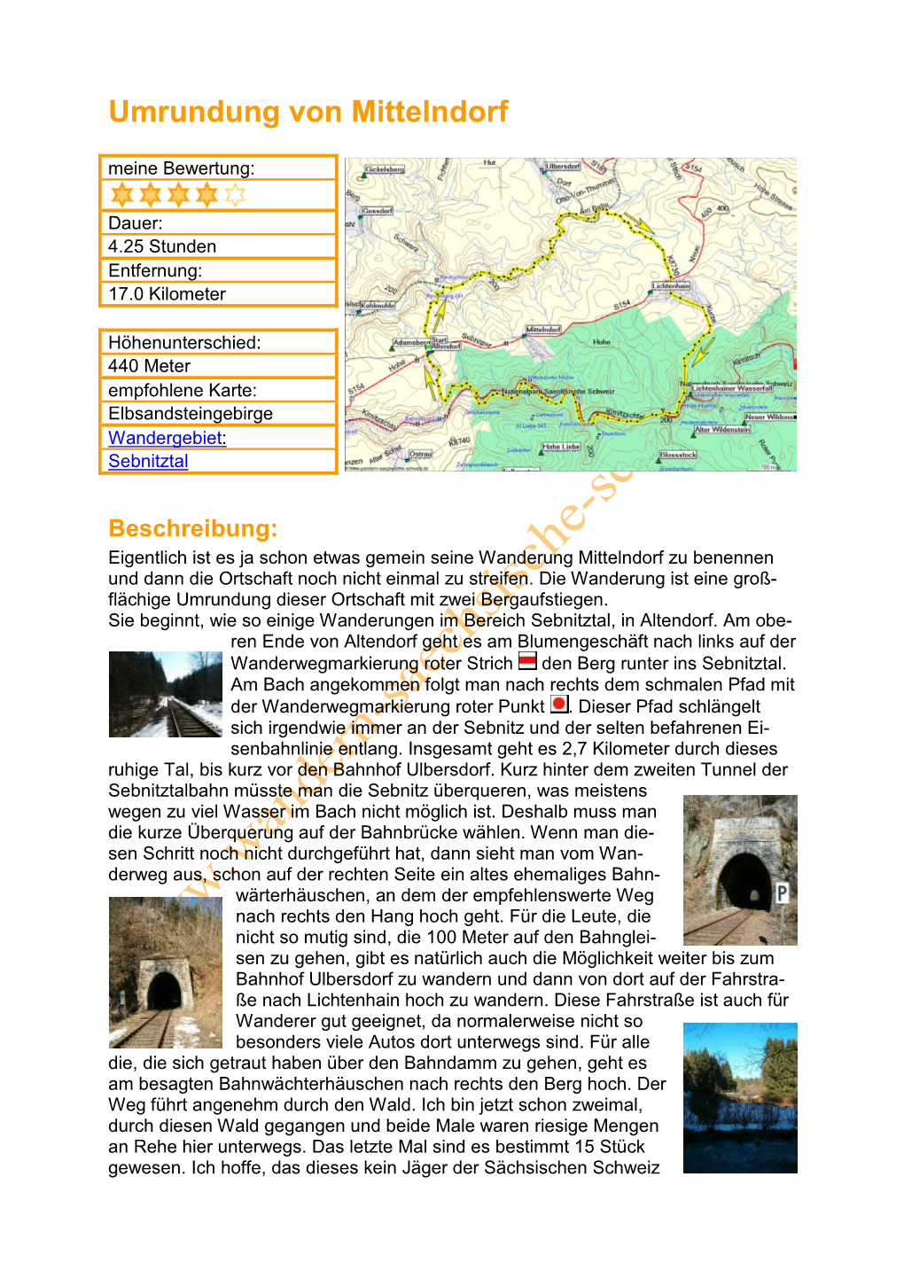 Umrundung Von Mittelndorf Meine Bewertung