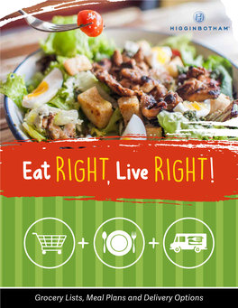 Eat RIGHT, Live RIGHT!