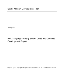 Xinjiang Tacheng Border Cities and Counties Development Project