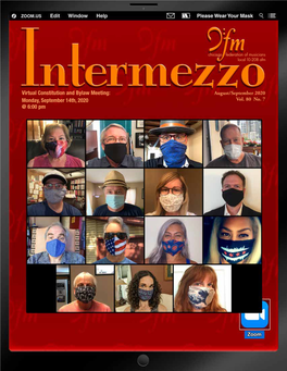 Intermezzo August/September 2020