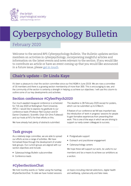 Cyberpsychology Newsletter