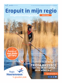 Eropuit in Mijn Regio Inspiratiemagazine EDITIE 2021