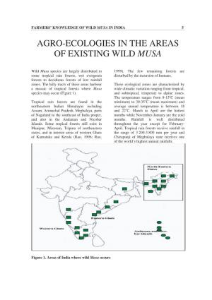 Agro-Ecologies in the Areas of Existing Wild Musa