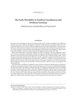 The Early Mesolithic in Southern Scandinavia and Northern Germany