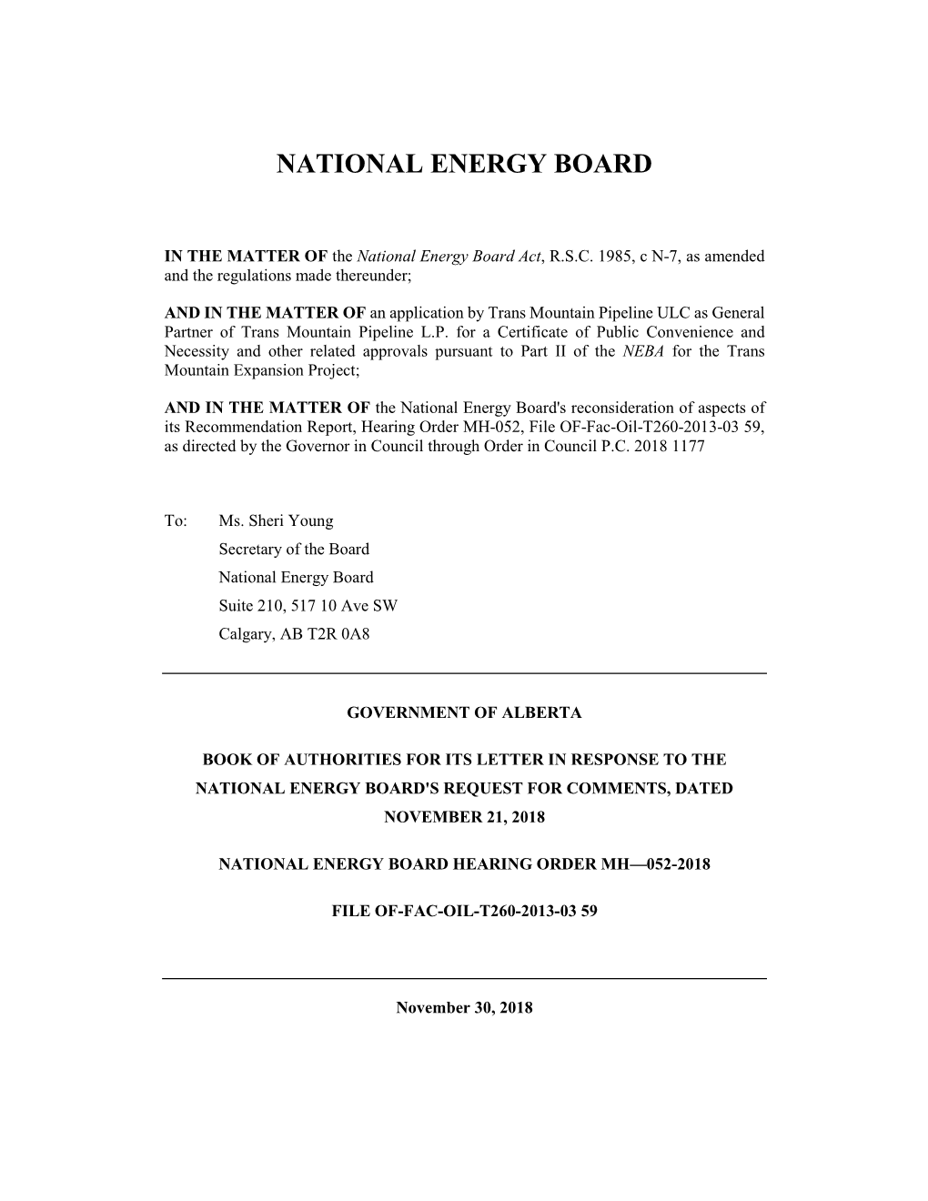National Energy Board