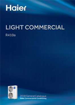 LIGHT COMMERCIAL LIGHT R410a