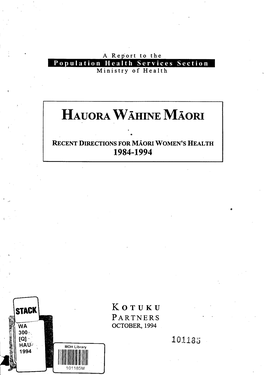 Hauora Wahine Maori.Pdf