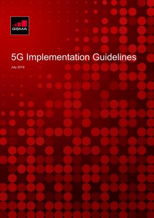 5G Implementation Guidelines
