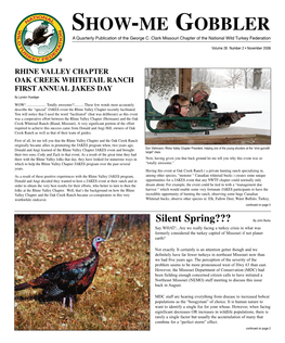 SHOW-ME GOBBLER a Quarterly Publication of the George C