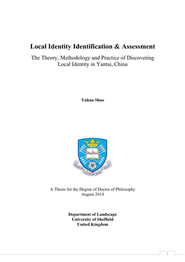 Local Identity Identification & Assessment