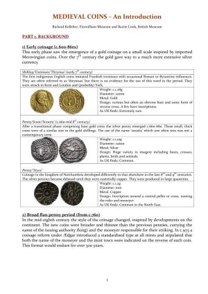 MEDIEVAL COINS – an Introduction