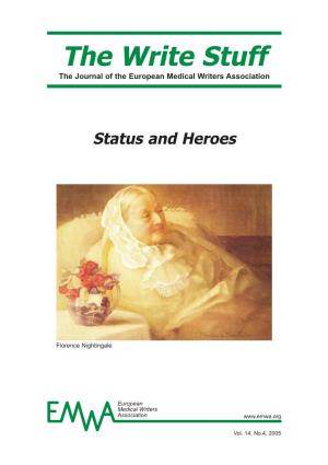 The Write Stuff the Journal of the European Medical Writers Association