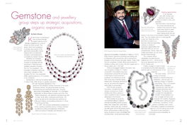 Gemstoneand Jewellery Group Steps up Strategic Acquisitions, Organic