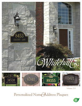 Personalized Name Address Plaques