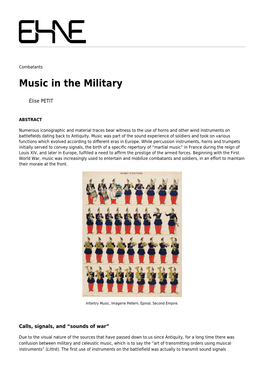 Music in the Military