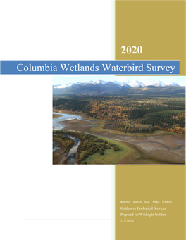 Columbia Wetlands Waterbird Survey