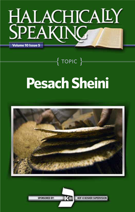 Pesach Sheini