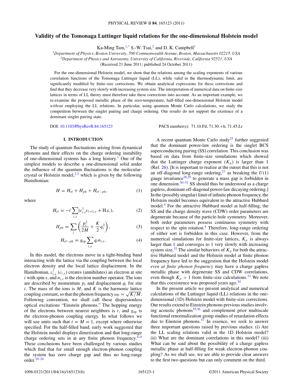 Validity of the Tomonaga Luttinger Liquid Relations for the One-Dimensional Holstein Model