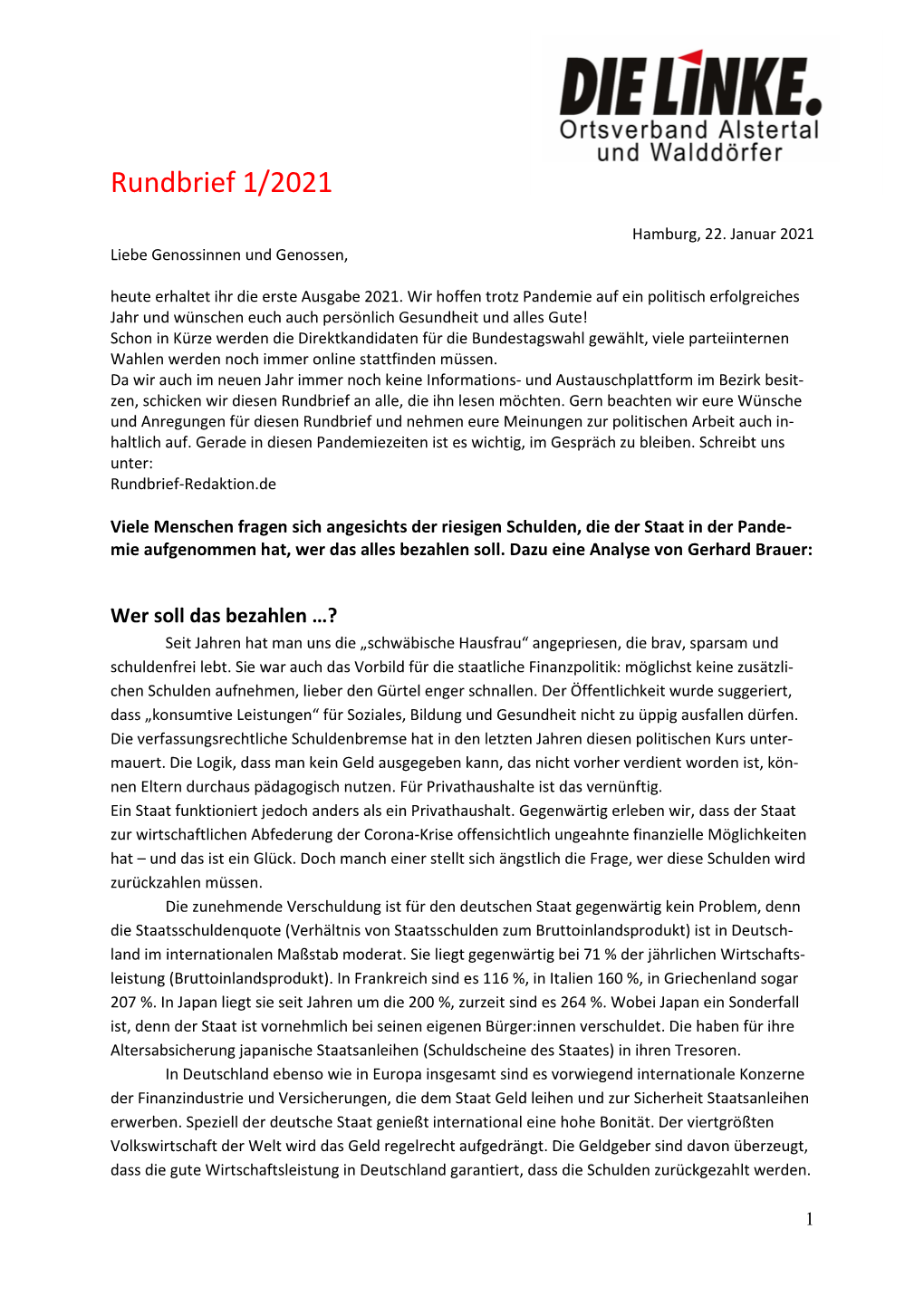 AWA Rundbrief 1/2021