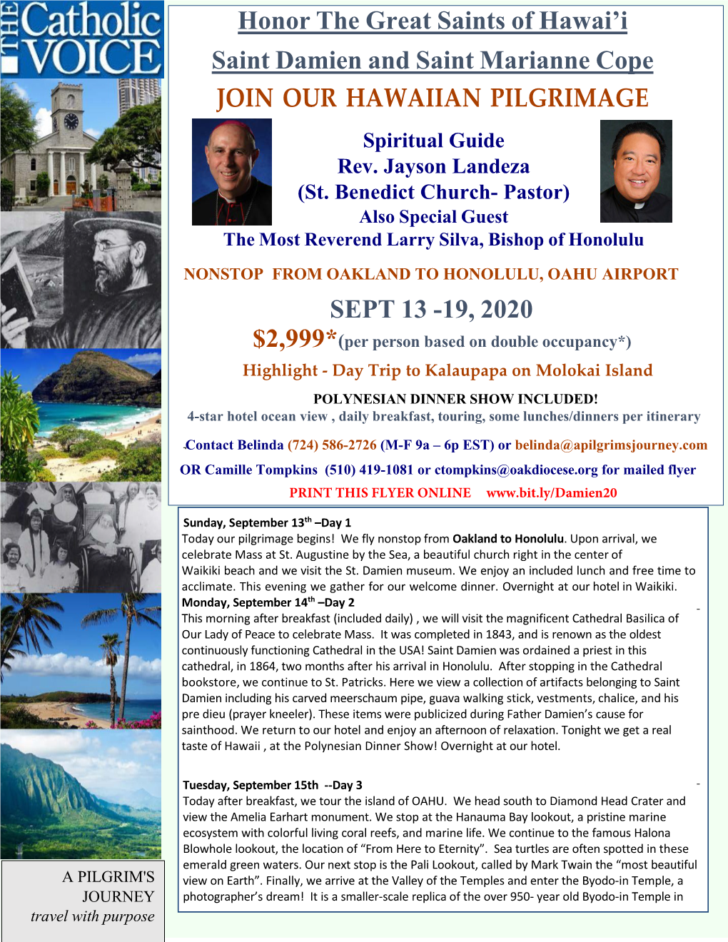 JOIN OUR HAWAIIAN PILGRIMAGE Spiritual Guide Rev