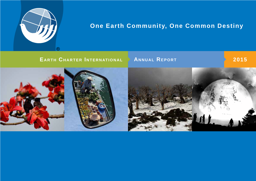 Earth Charter International Annual Report 2015
