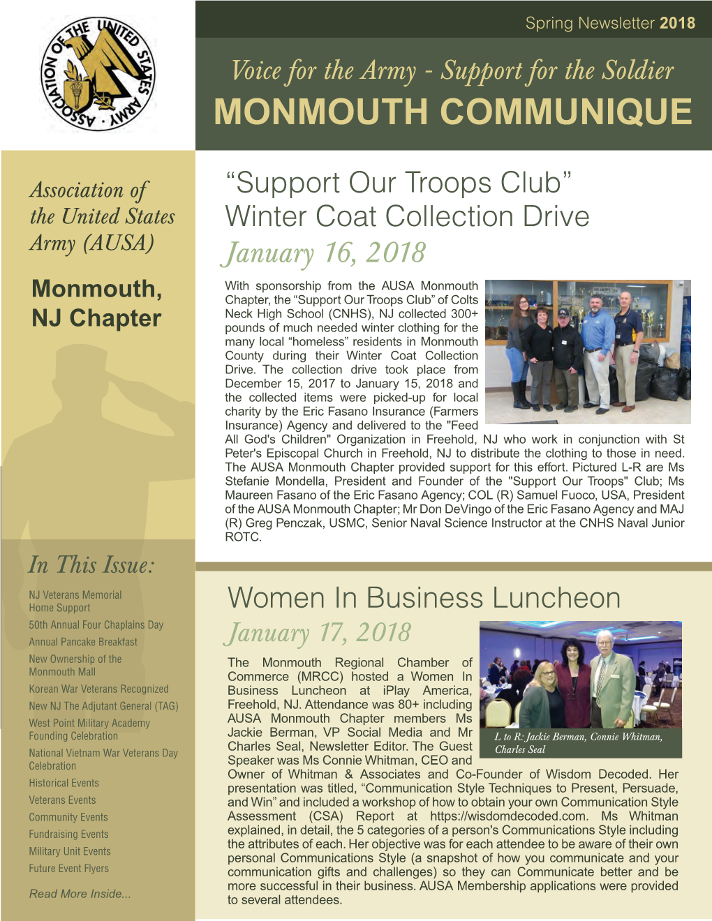 Monmouth Communique