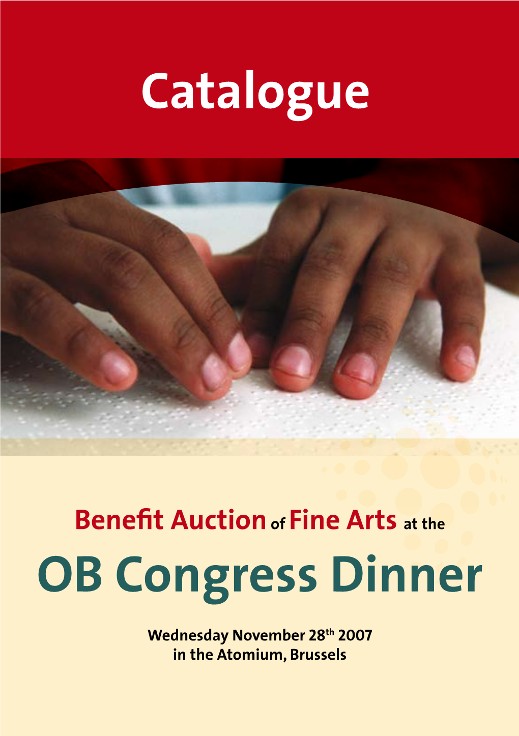 Catalogue OB Congress Dinner