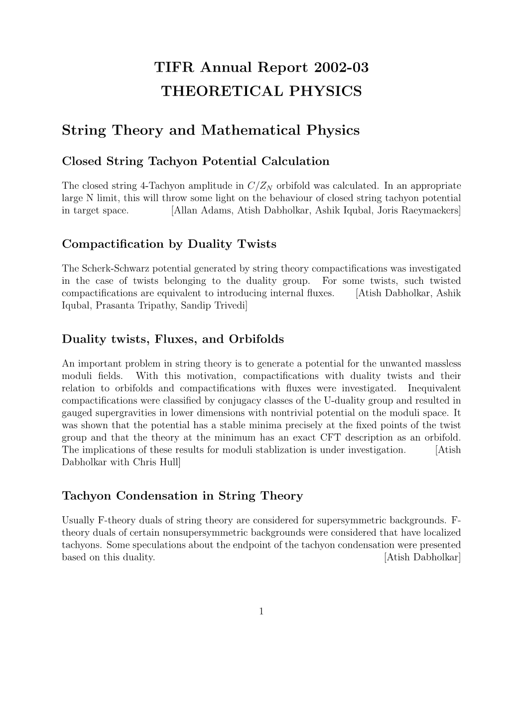 Mathematical Physics and String Theory